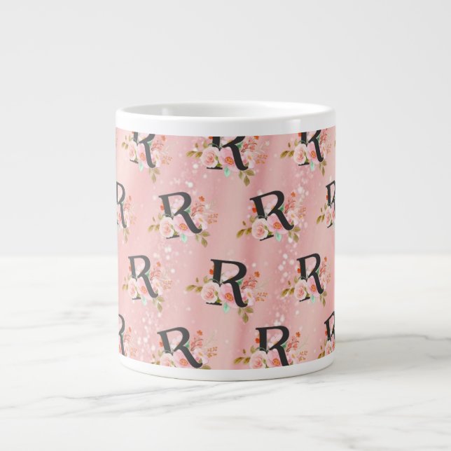 Letter R Giant Coffee Mug (Front)