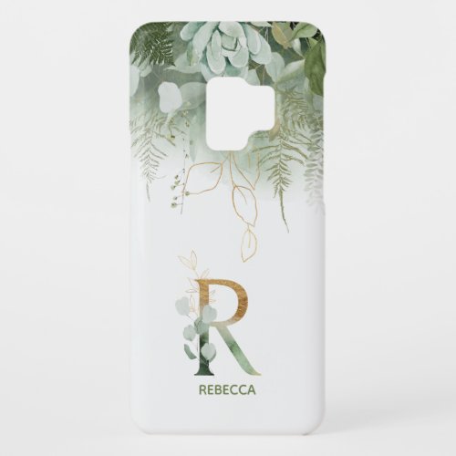 Letter R Green Fern Case_Mate Samsung Galaxy