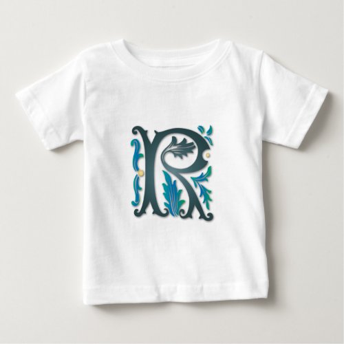 Letter R Monogram Baby T_Shirt