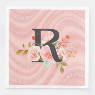 Letter R Paper Dinner Napkins