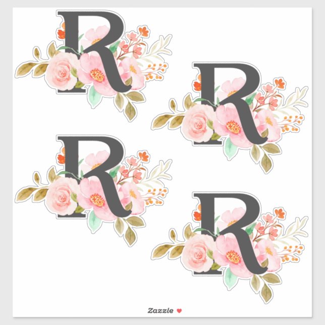 Letter R Sticker (Sheet)