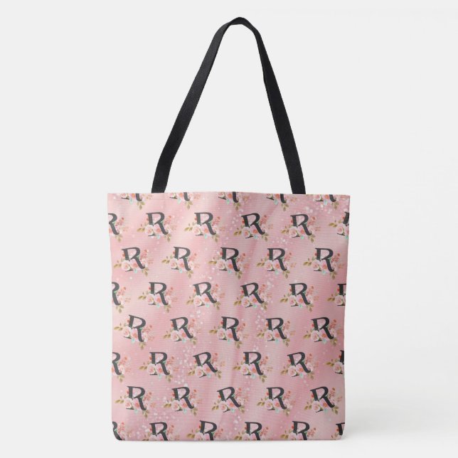 Letter R Tote Bag (Front)