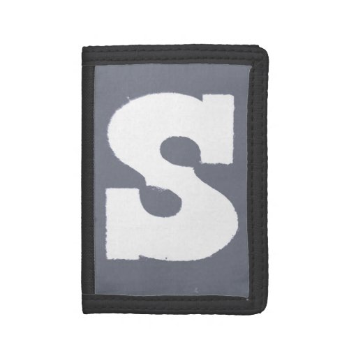 Letter S Alphabet Photography Trifold Wallet