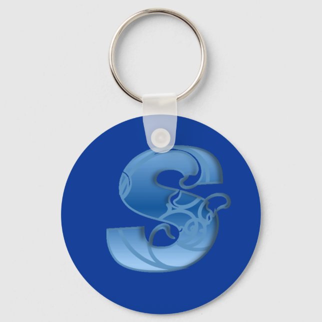 Letter S Keychain (Front)