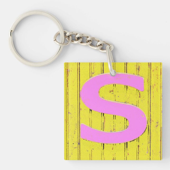 Letter s keychain (Front)