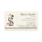 Letter S Monogram Dessert Bakery Business Cards