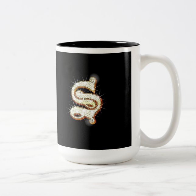 Letter S Monogram Mug (Right)
