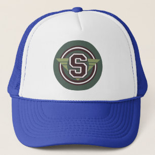Letter "S" Monogrammed Trucker Hat