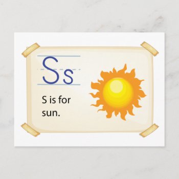 Letter S Postcard by GraphicsRF at Zazzle