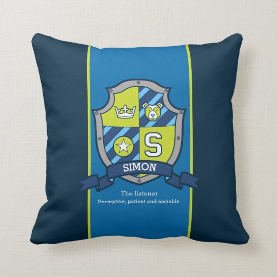 letter-s-simon-name-meaning-knight-bear-custom-throw-pillow-zazzle
