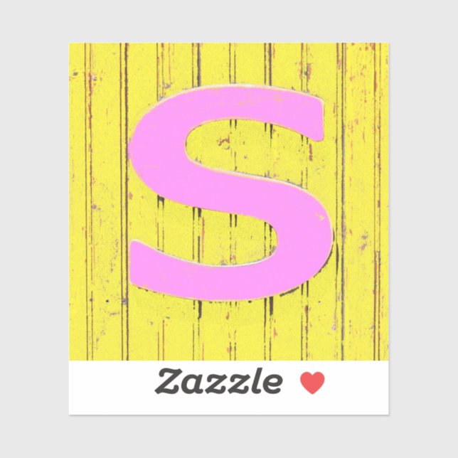 Letter s sticker (Sheet)