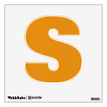 Letter S Wall Decal Template at Zazzle