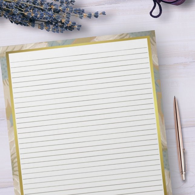 Letter Size 8.5" x 11" Brown Lines College Ruled Notepad (Creator Uploaded)