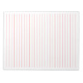 Red Ruled Paper Letter Size 8.5