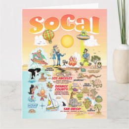 Letter Sized SoCal Blank Card