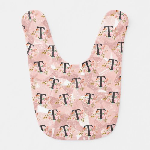 Letter T Baby Bib
