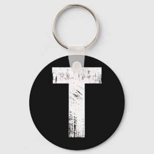 Letter T Family Chipmunk Group Matching Halloween  Keychain