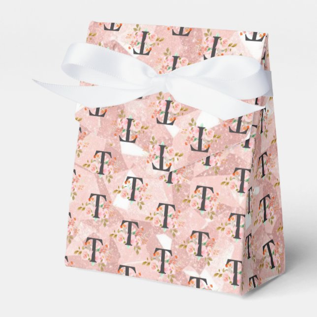 Letter T Favor Boxes (Front Side)