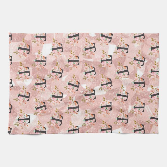 Letter T Kitchen Towel (Horizontal)