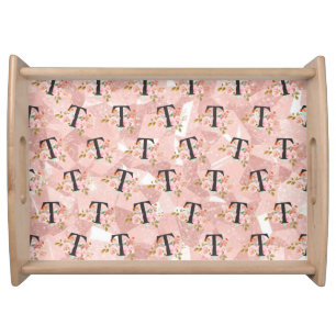 Letter T Serving Tray