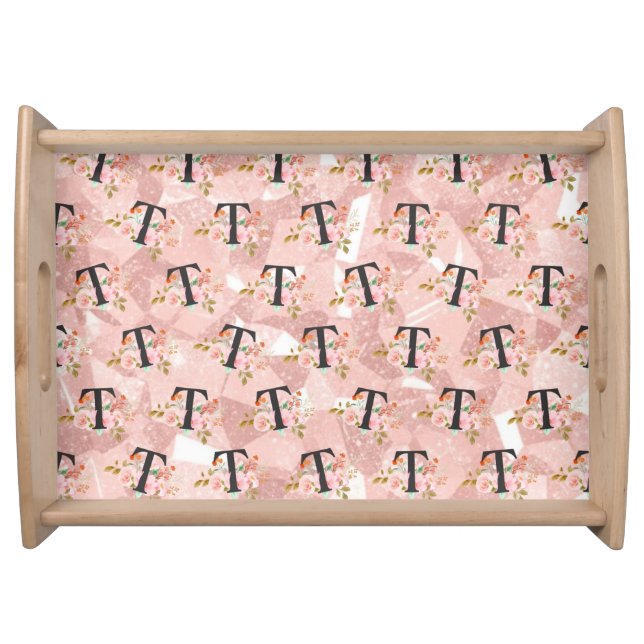 Letter T Serving Tray (Front)