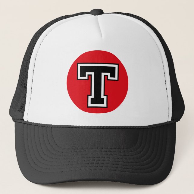 Letter "T" Trucker Hat (Front)