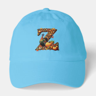 Letter Thanksgiving turkey style Hat