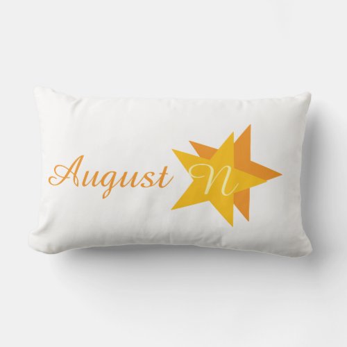 Letter Throw Pillow