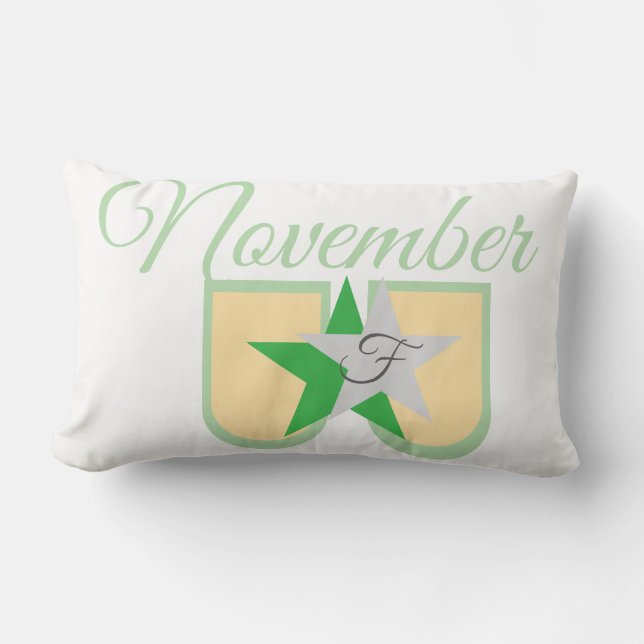 Letter Throw Pillow (Front)