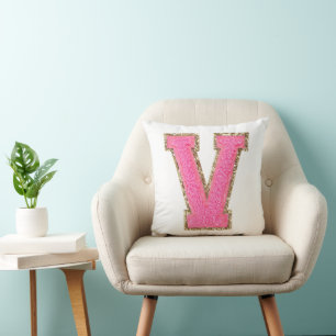 Letter Throw Pillow