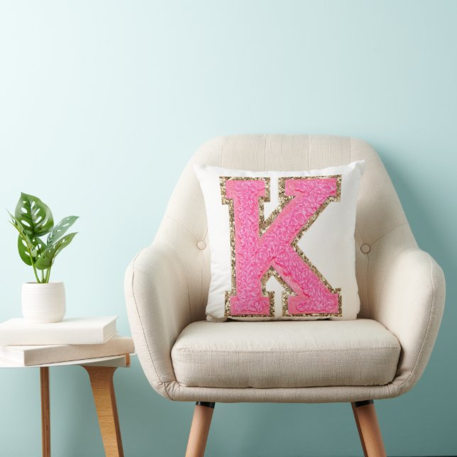 Letter Throw Pillow (Chair)