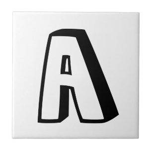Letter Tiles- Funky 3D Ceramic Tile