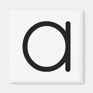 Letter Title “a” Magnet