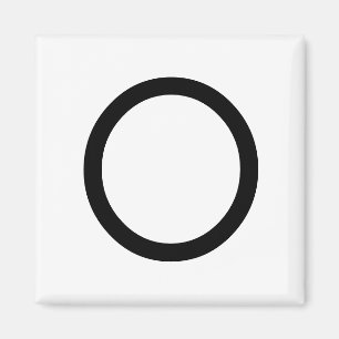 Letter Title “o” Magnet