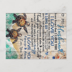 Letter To My Husband   Family Decoration   Postcard