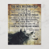 Letter To My Husband, Love Quotes Letter (Back)