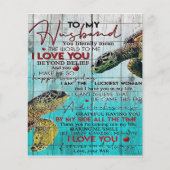 Letter To My Husband, Love Quotes Letter (Front)