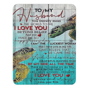 Letter To My Husband, Love Quotes Letter Door Sign