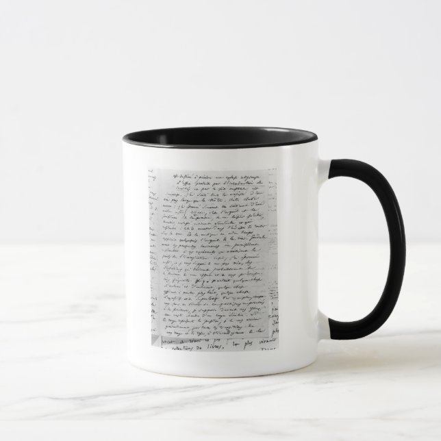 Letter to Richard Wagner  17th February 1860 Mug (Right)