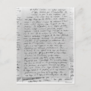 Letter to Richard Wagner 17th February 1860 Postcard