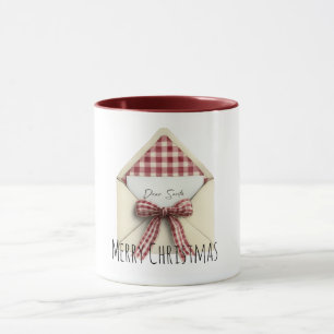 Letter to Santa Christmas Mug