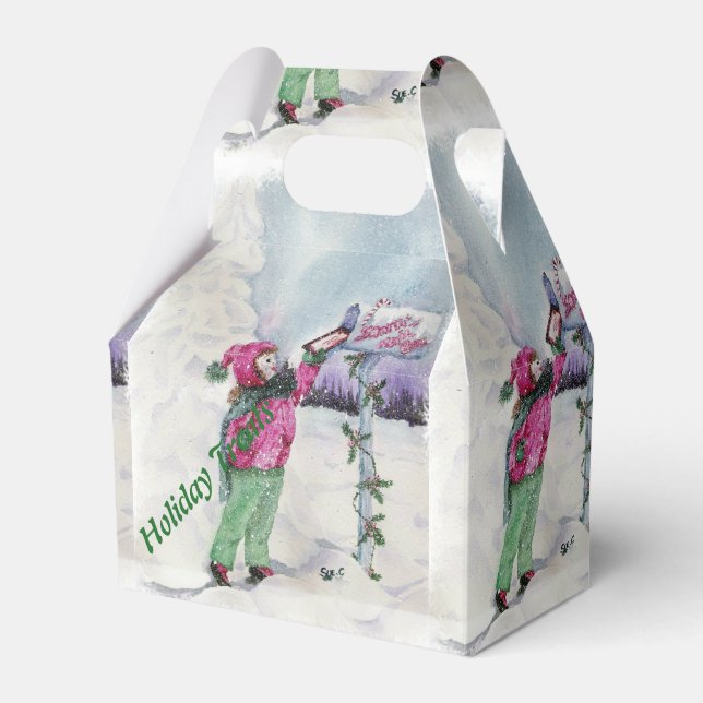 LETTER TO SANTA FAVOR BOXES (Front Side)