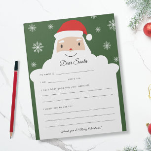 Letter to Santa - Jolly Smile Notepad