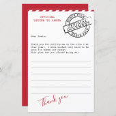 Letter to Santa - Kids Package (Front/Back)