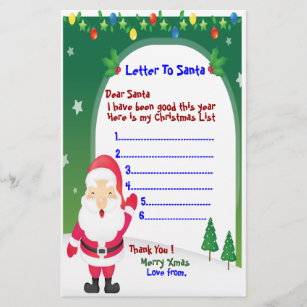 Santa Christmas Star Hamilton Parody Stationery Cards by