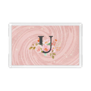 Letter U Acrylic Tray