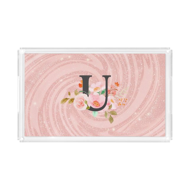 Letter U Acrylic Tray (Front)