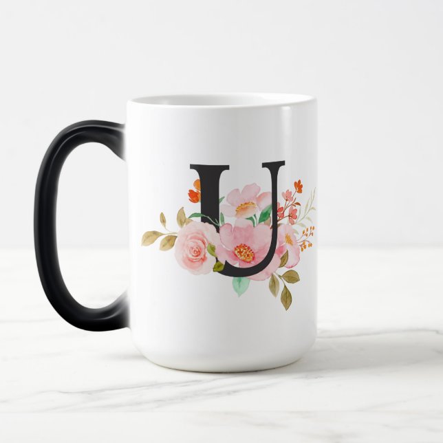 Letter U Color Morph Mug (Left)
