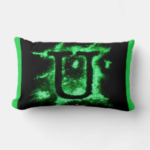 Letter U Green Capital Alphabet