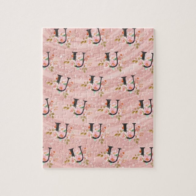 Letter U Jigsaw Puzzle (Vertical)